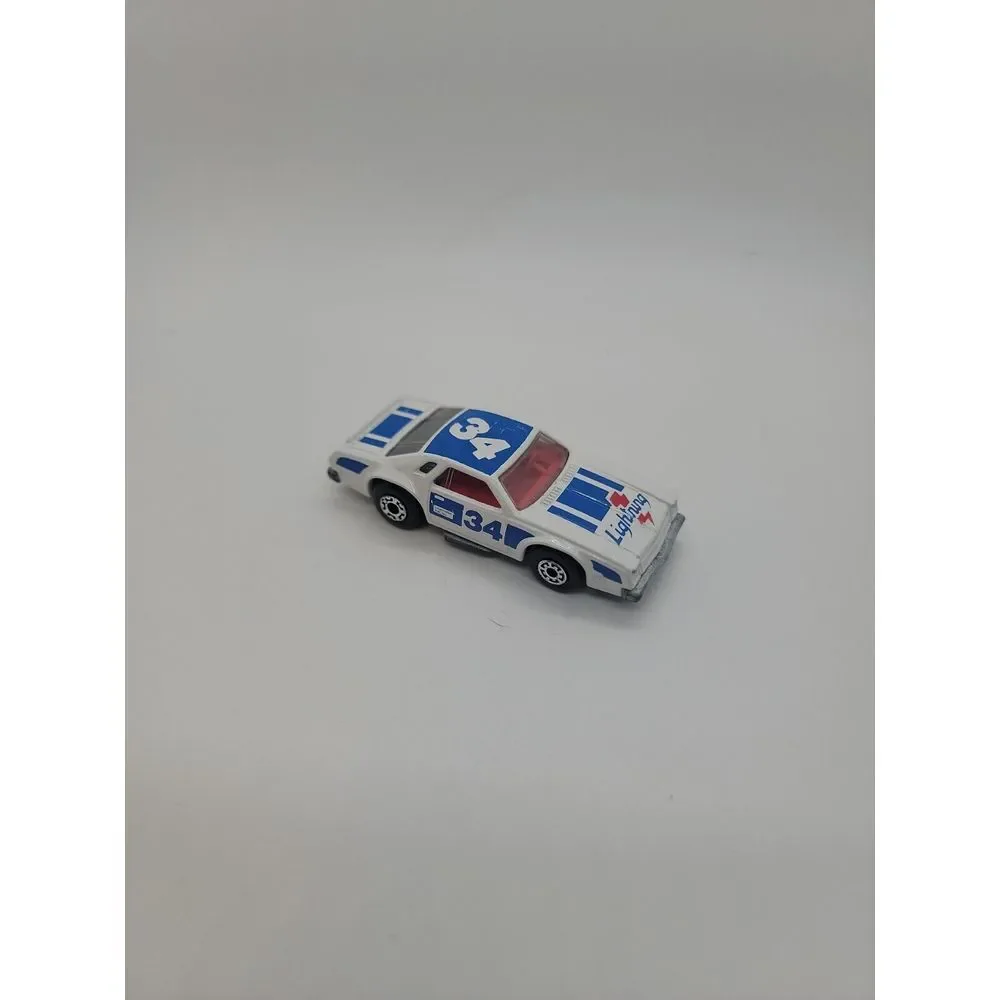 Vintage 1980 Lensey England Matchbox Die Cast Chevy Pro Stock #34 Lightning